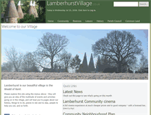 Tablet Screenshot of lamberhurstvillage.co.uk